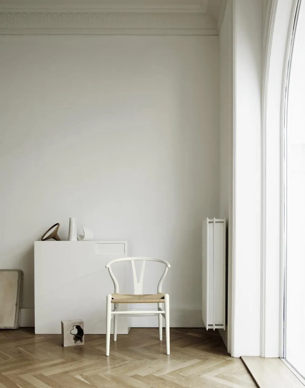 Wishbone Dining Chair - Grey, Wood