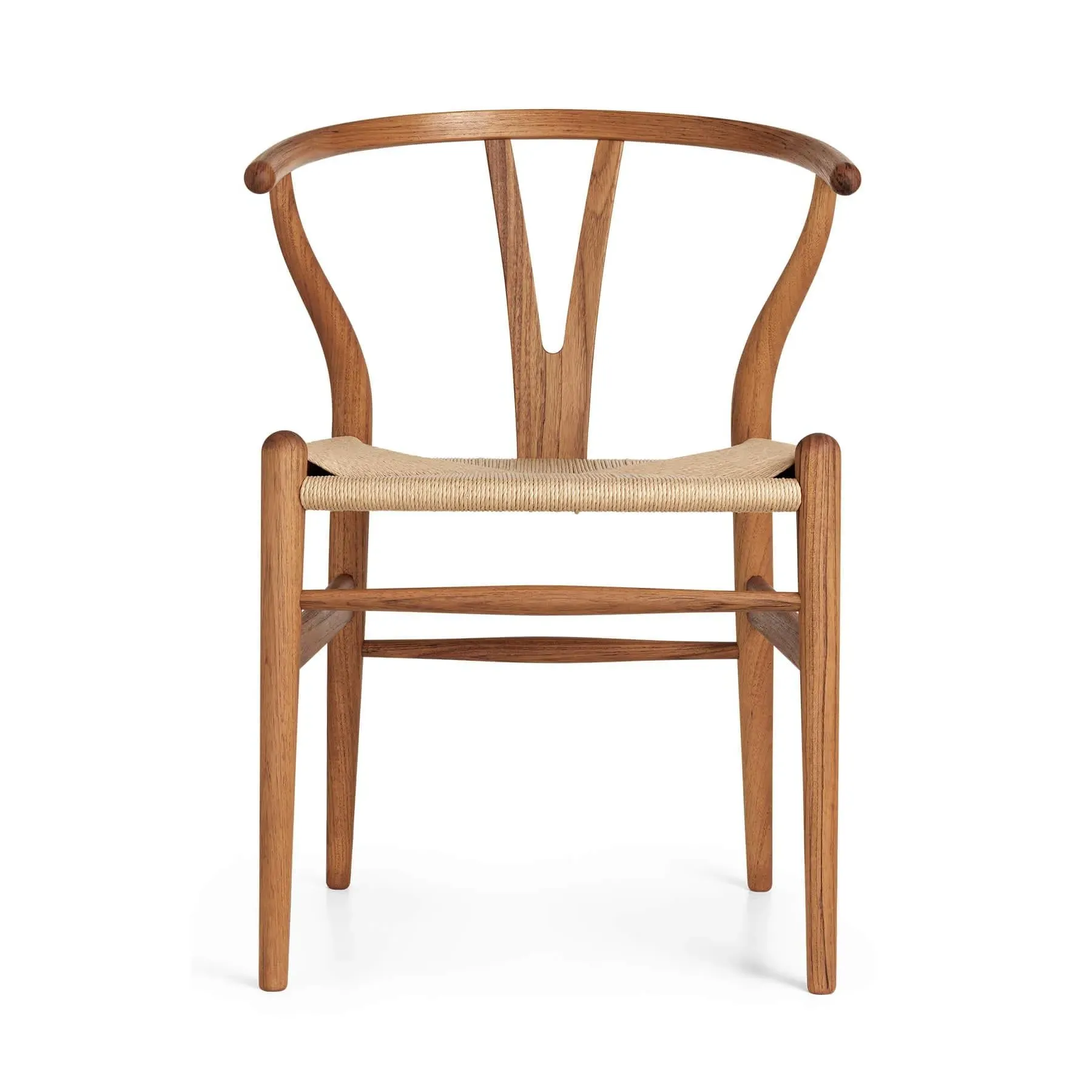 Wishbone Dining Chair - Natural, Teak