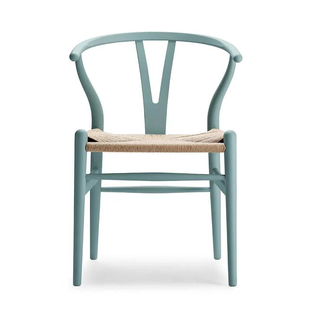 Wishbone Dining Chair - Pewter, Beech Wood