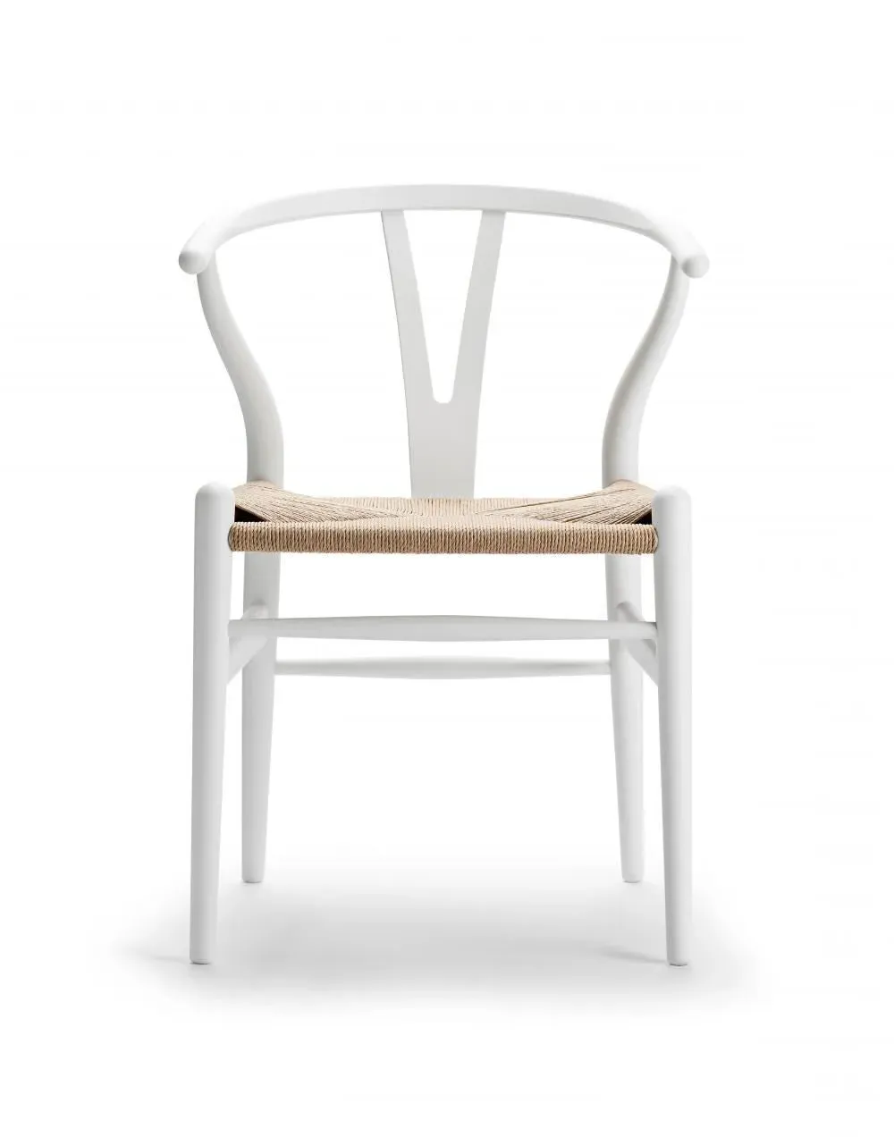Wishbone Dining Chair - White, Wood