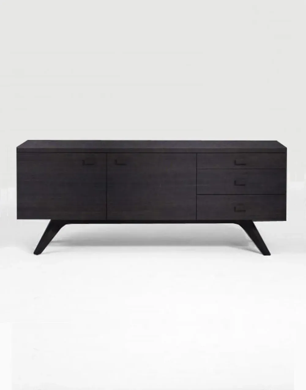 Cross Sideboard with Storage - Oak, Veneer