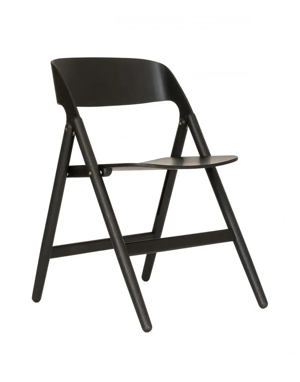 Folding Dining Chair - Black, Wood image