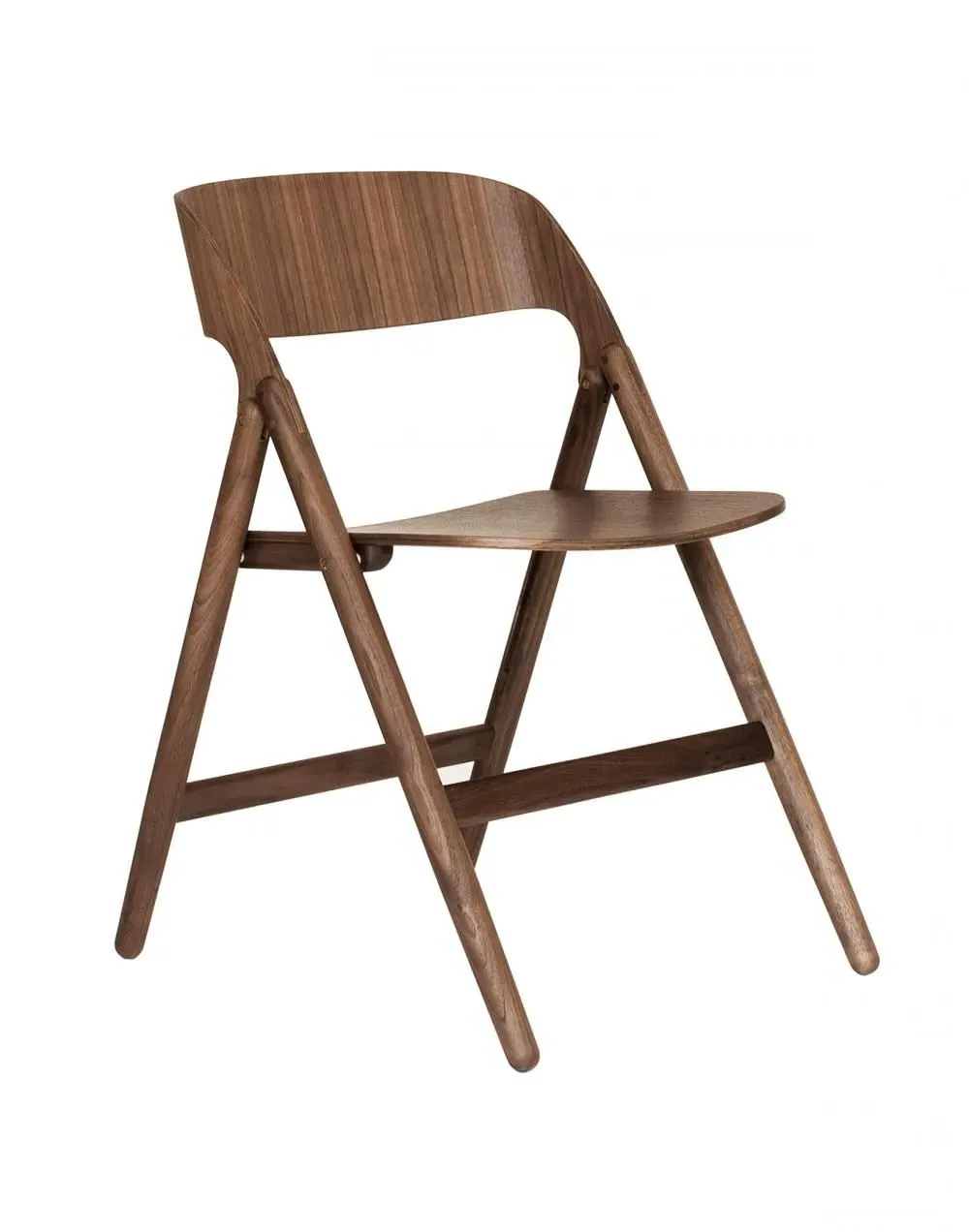 Folding Dining Chair - White, Wood