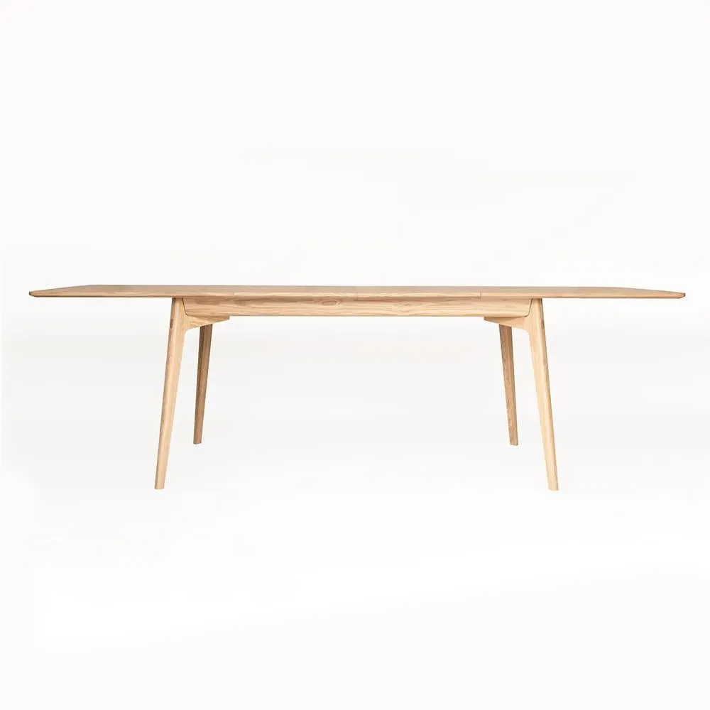 Large Extending Dining Table - Oak, Solid Wood image