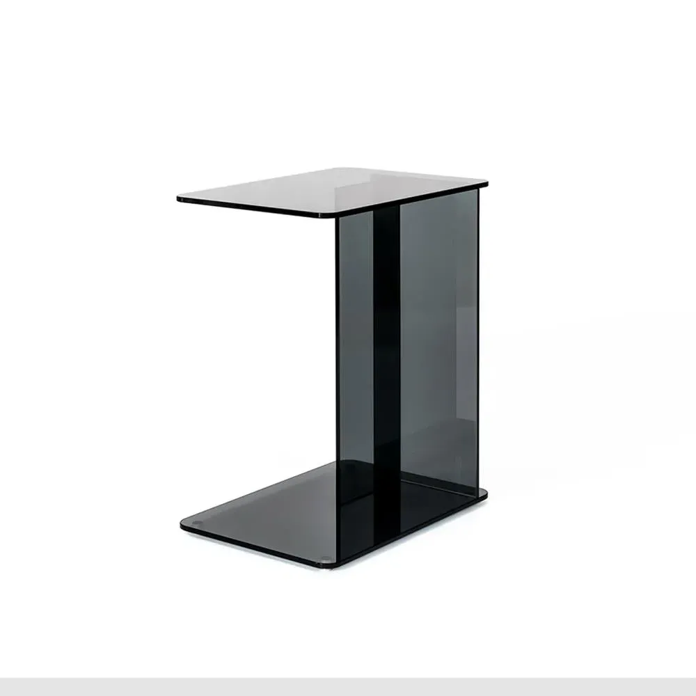 Lucent Laptop Table - Bronze, Tempered Glass
