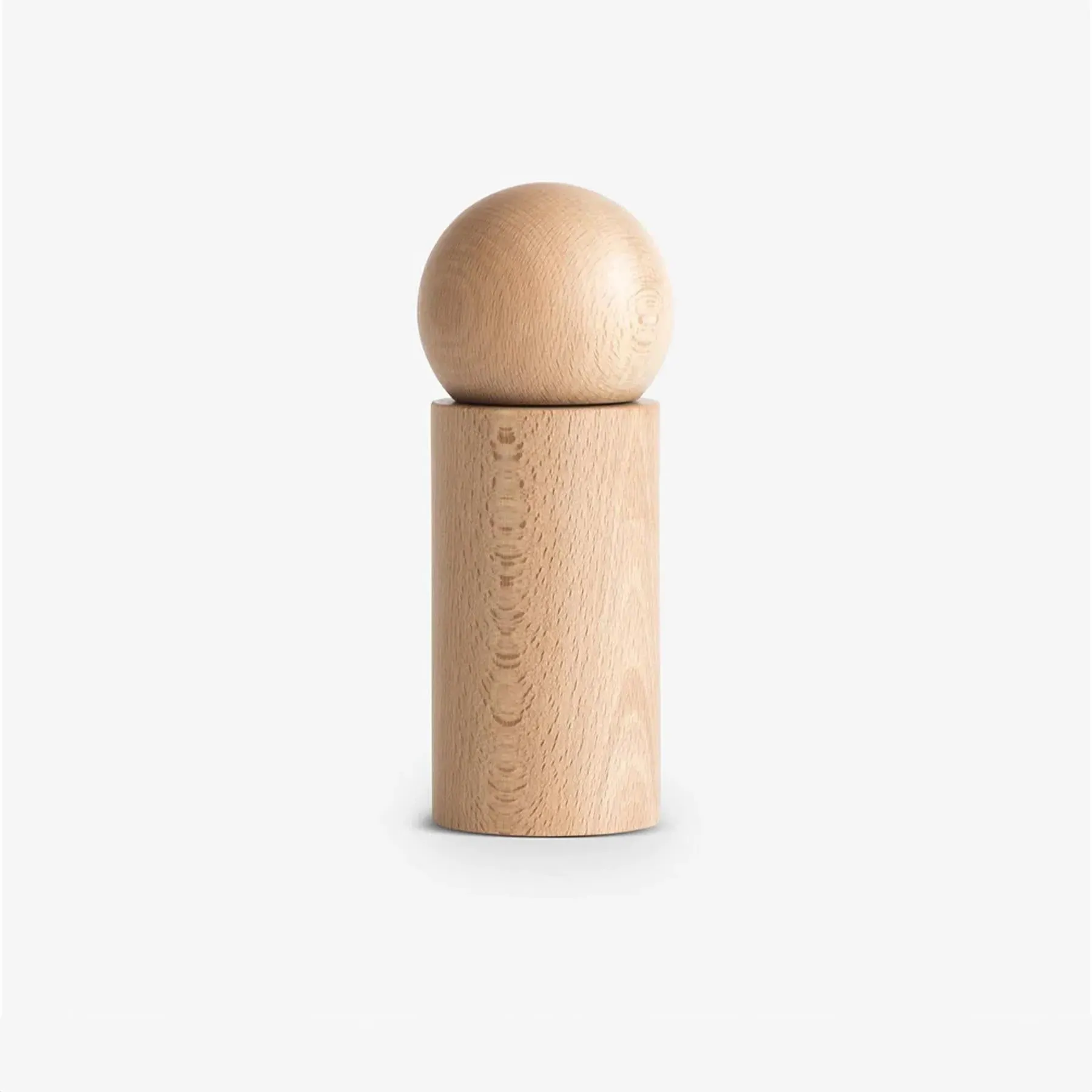 Orb Spice Grinder - Natural, Beech Wood