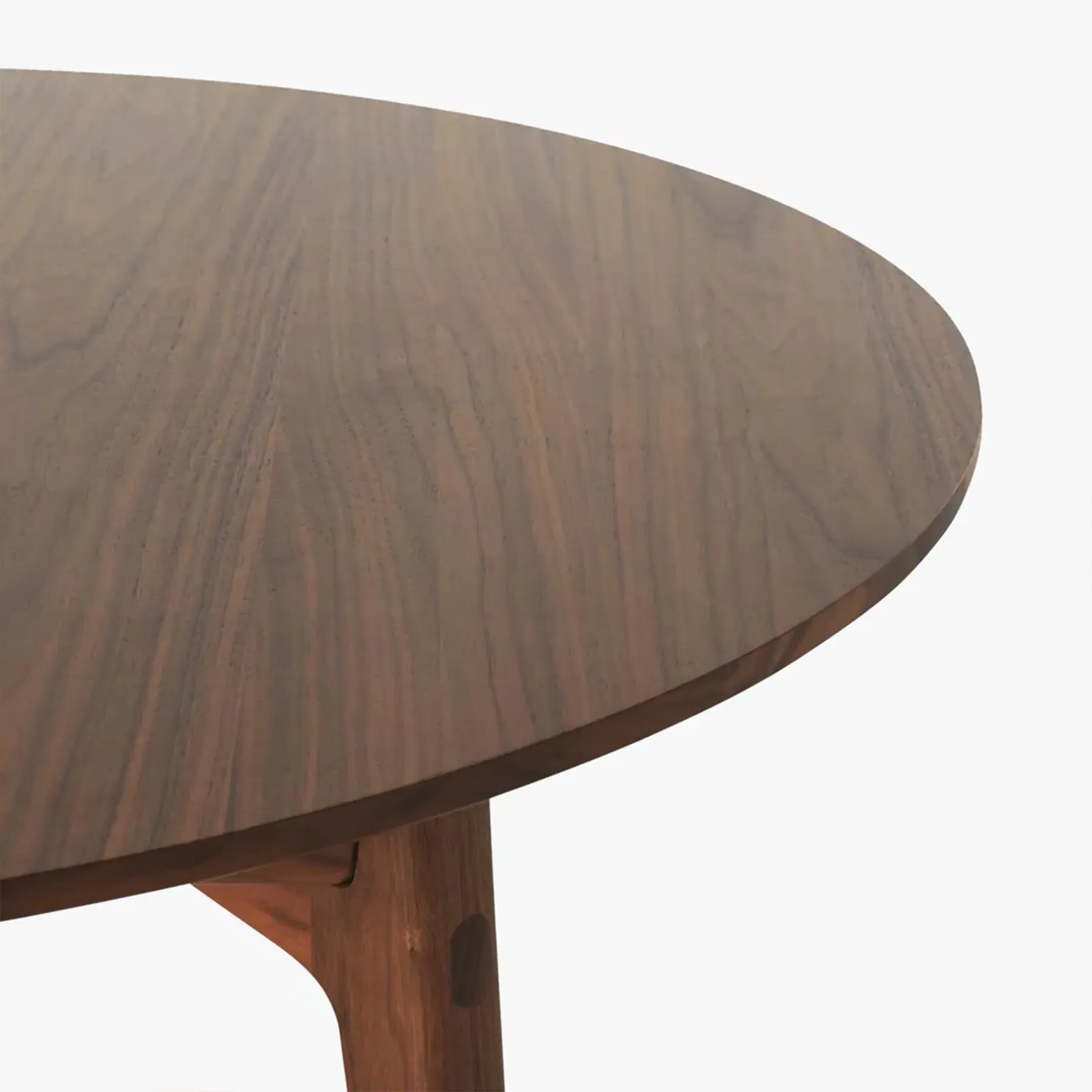Round Extending Dining Table - Oak, Solid Wood
