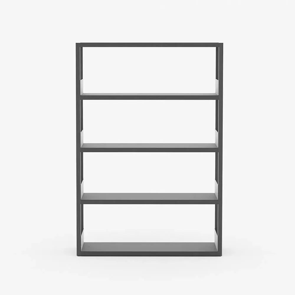 Slim Modular Shelving Unit - Black, Steel