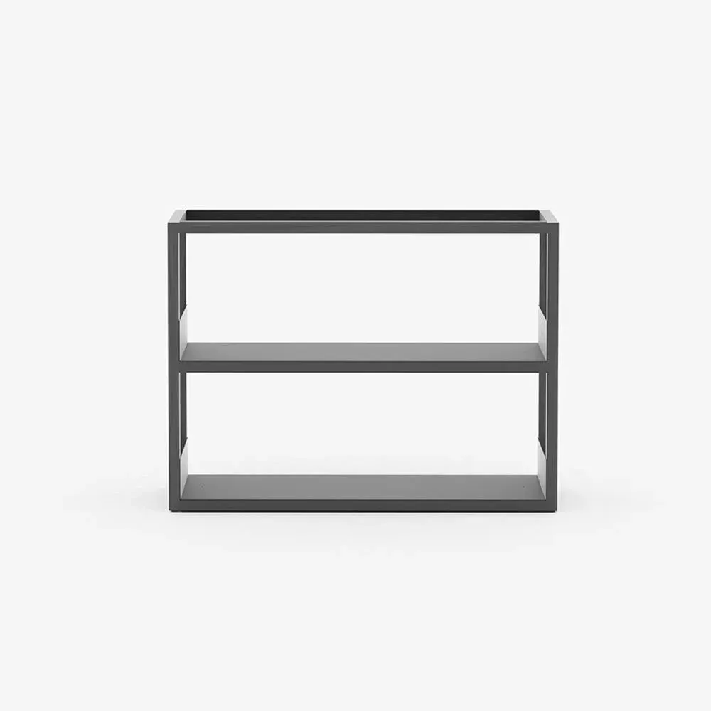 Slim Modular Shelving Unit - Black, Steel image