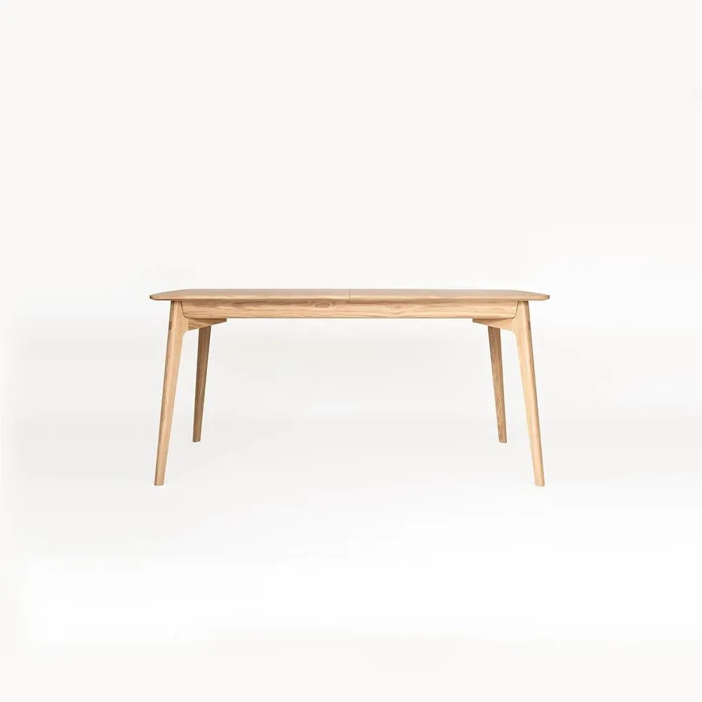 Small Extending Dining Table - Oak, Solid Wood
