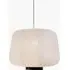 Soft Paper Lantern Large Pendant Light - Black, Rice Paper