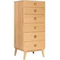 Tall Chest of Drawers - Oak, Veneer