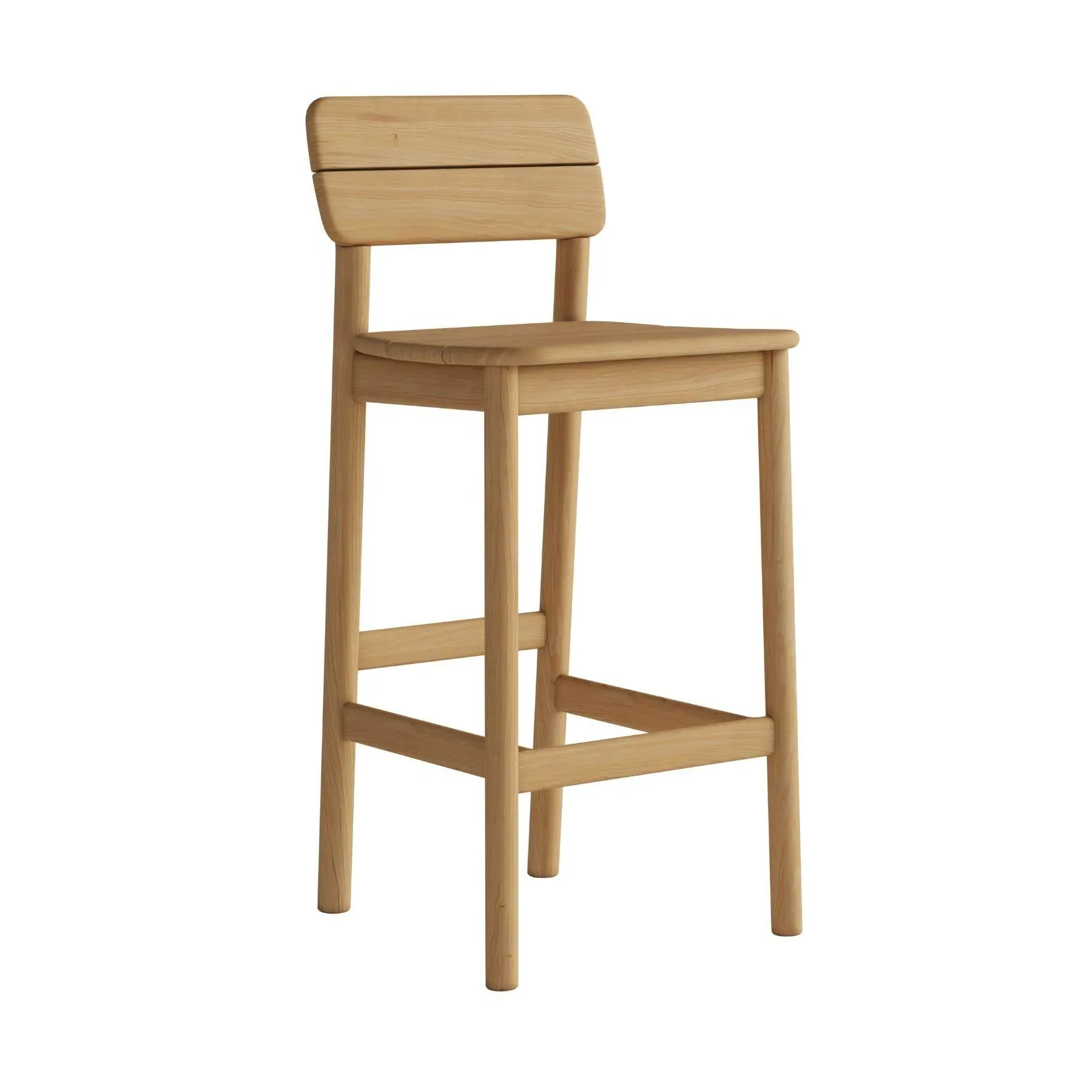 Tanso Bar Stool - Oak