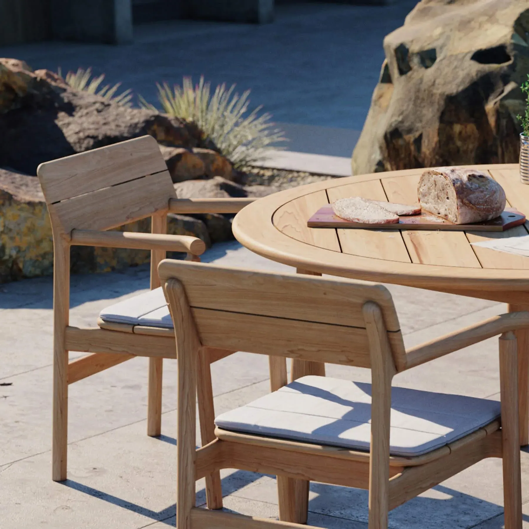 Tanso Round Dining Collection - Teak