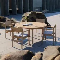 Tanso Round Dining Collection - Teak