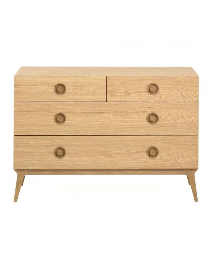 Valentine Chest of Drawers - Black, Wood