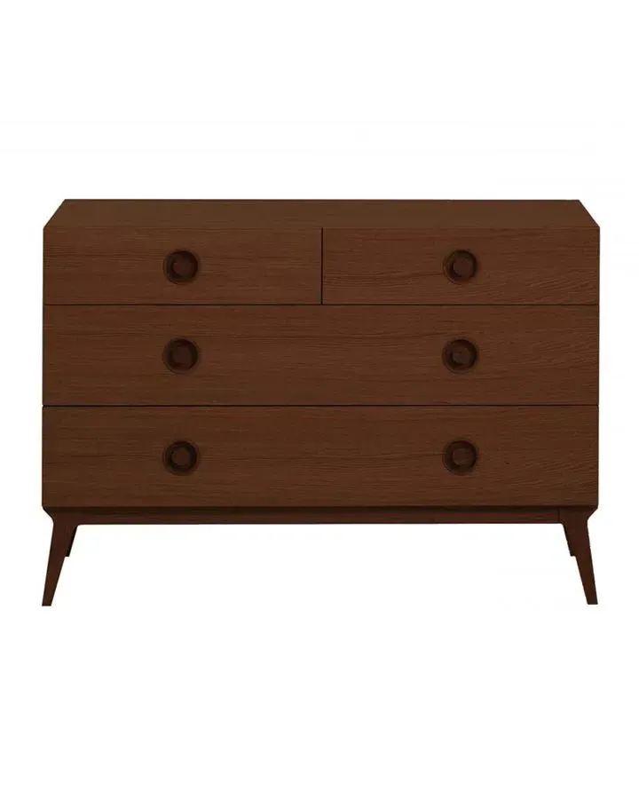 Valentine Chest of Drawers - Black, Wood