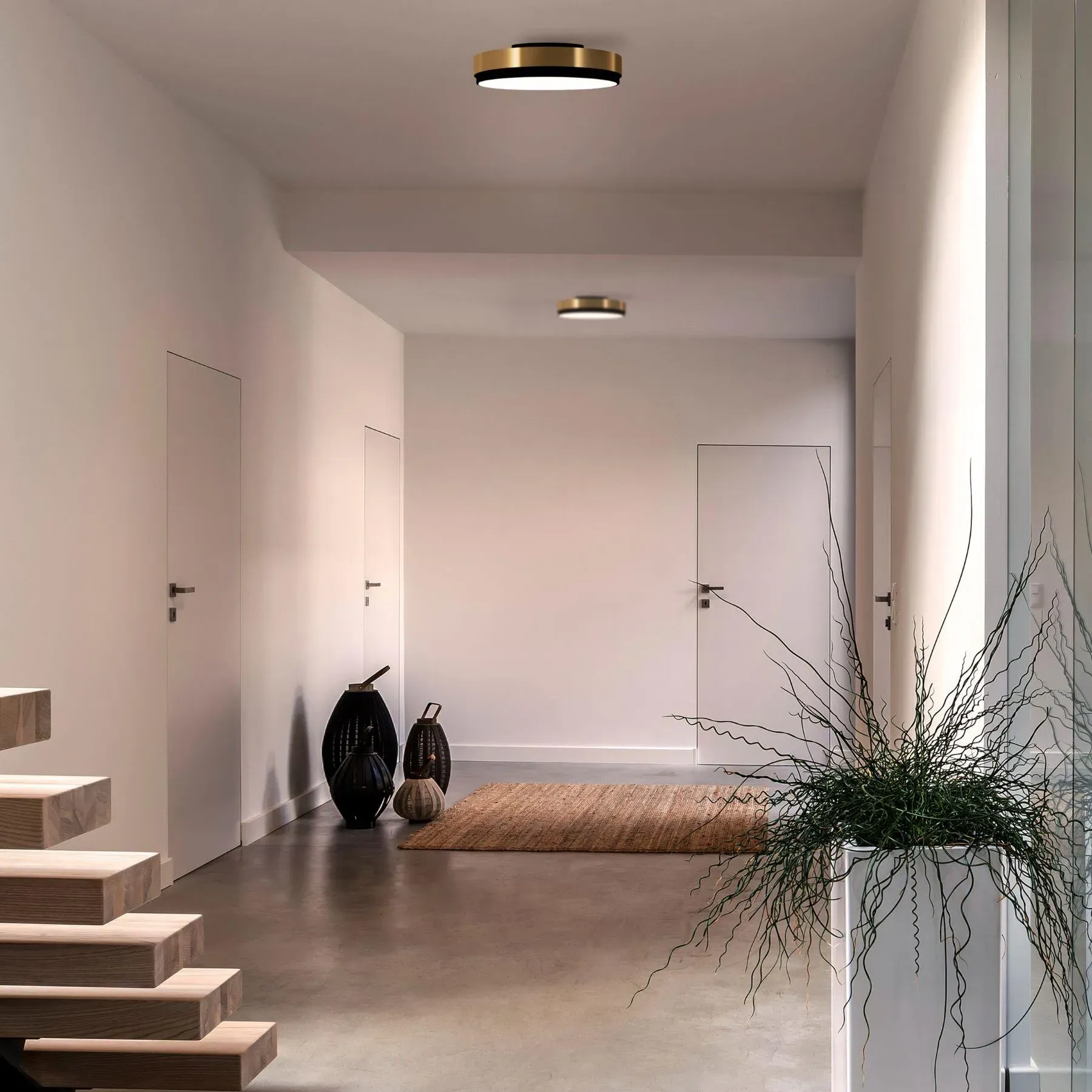 Discus Small Ceiling Light - Black