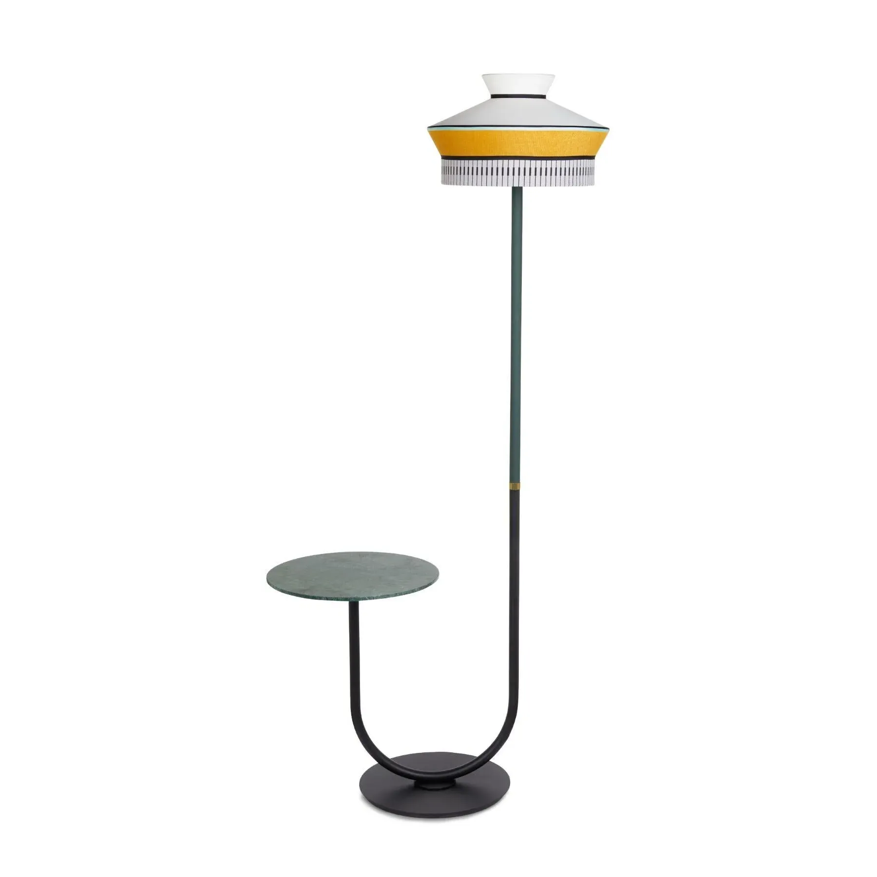 Floor Lamp with Table - Guadaloupe, Marble