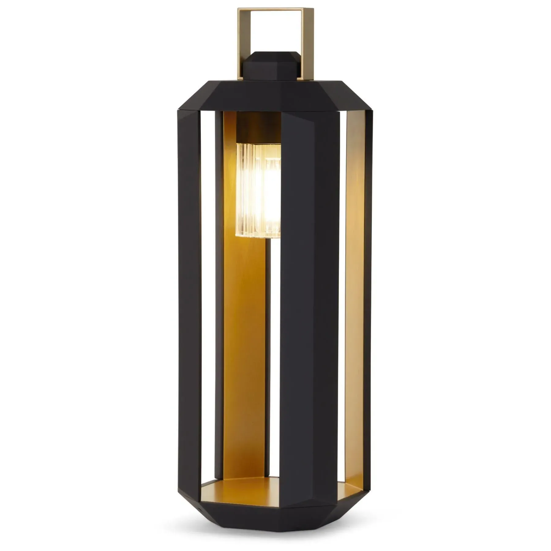 Large Cube Outdoor Light Battery - Bronze, Composite