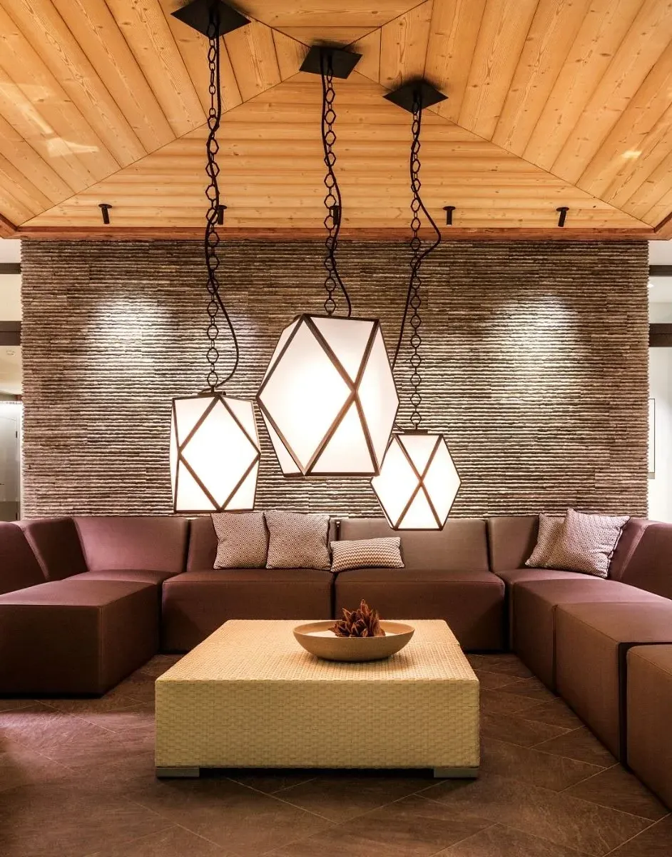 Large Outdoor Pendant Light - Black