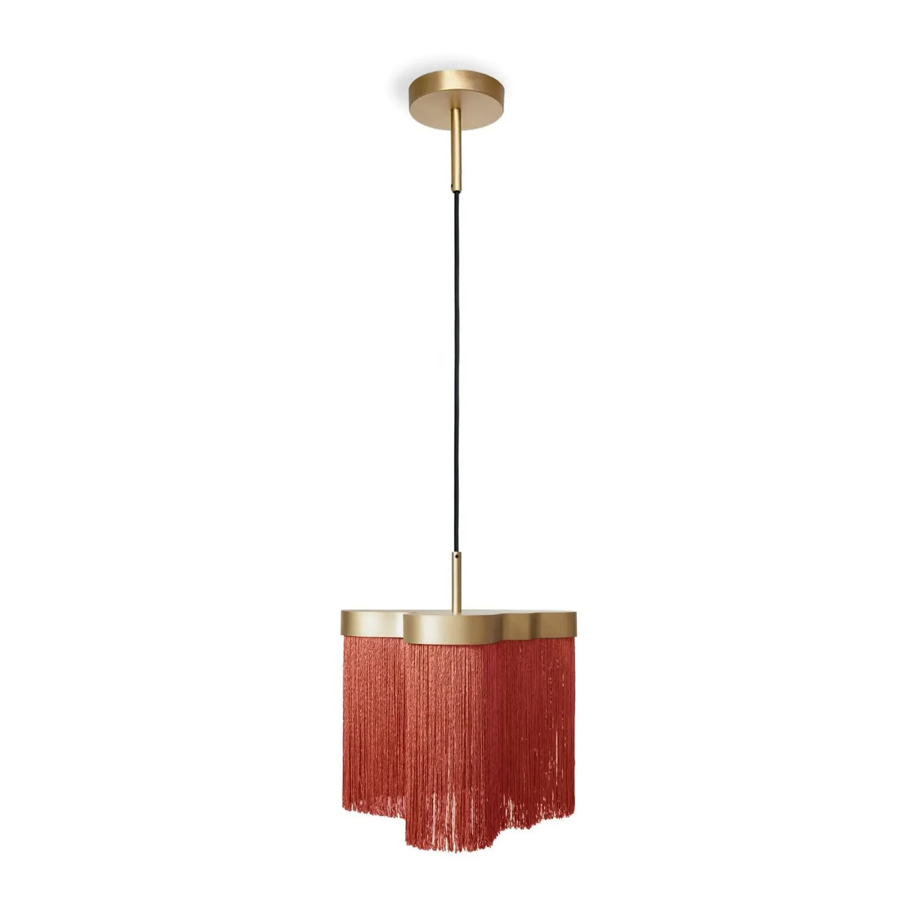 Maiorca Pendant Light with Fringes - Aragosta, Brass image