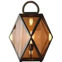 Medium Floor Lamp - Bronze, Silk