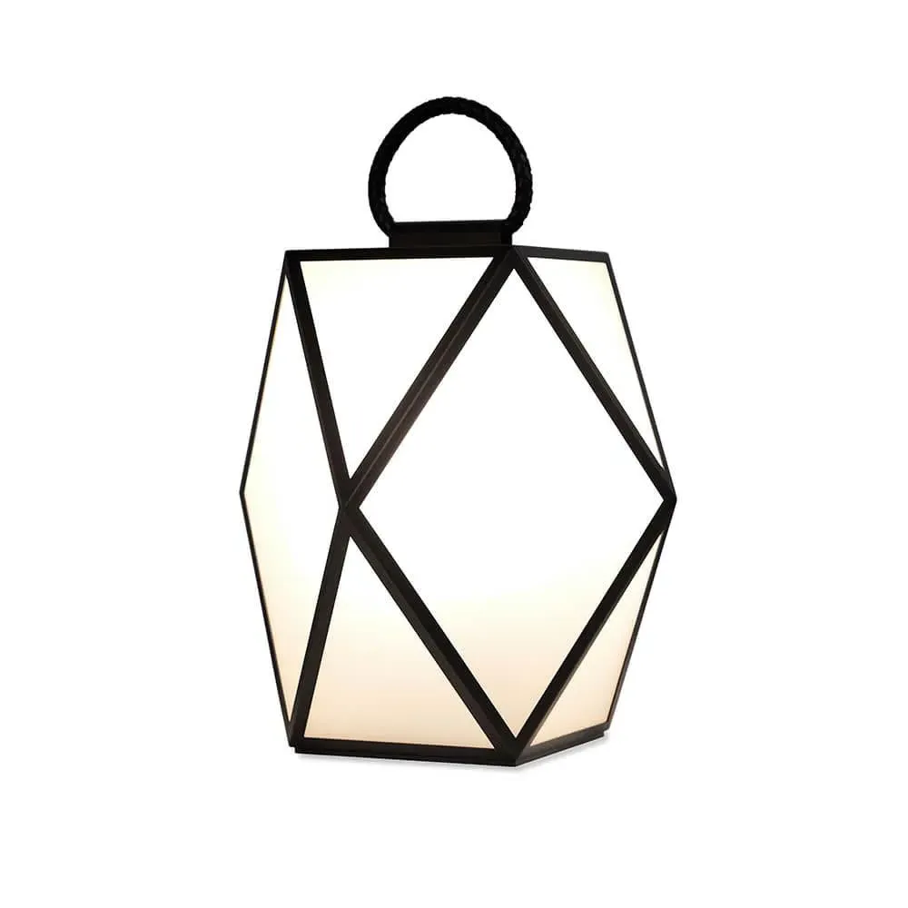 Medium Outdoor Lantern - Black image