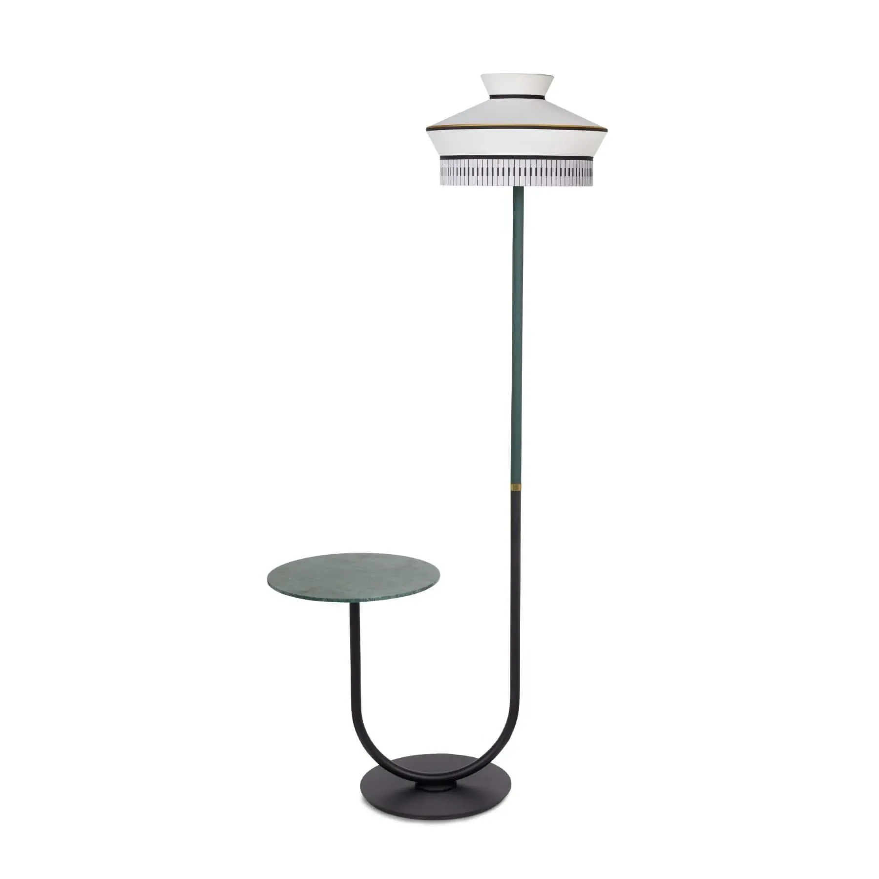 Outdoor Floor Lamp with Table - Multicolor