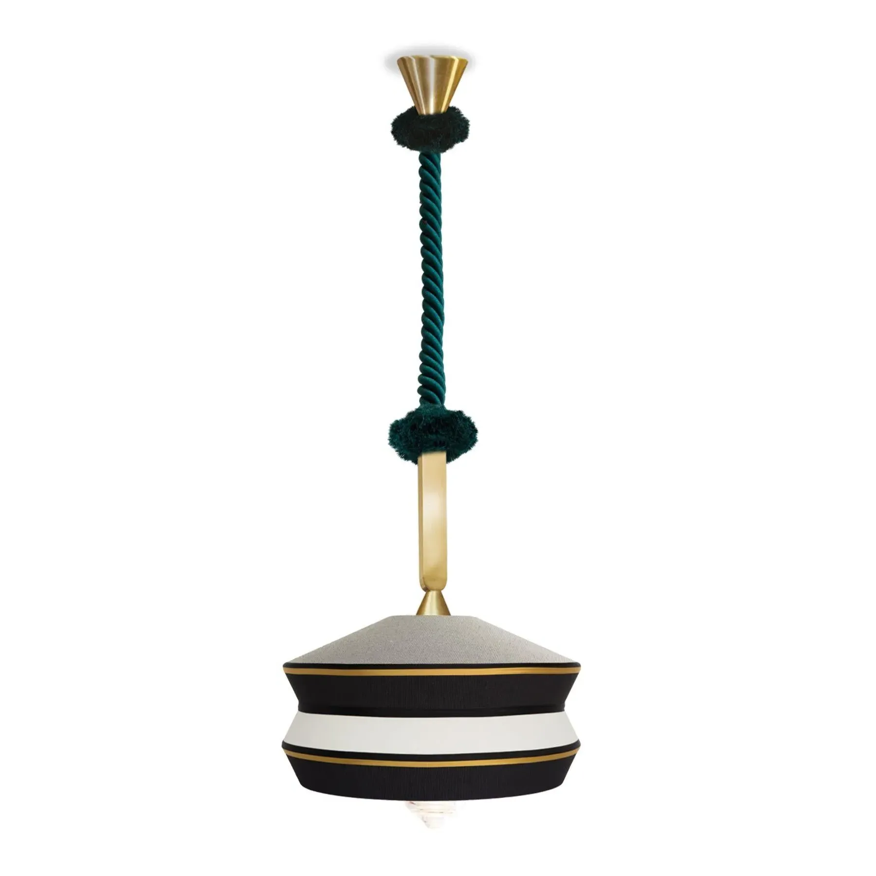 Outdoor Pendant Light IP65 - Grey, Fabric image