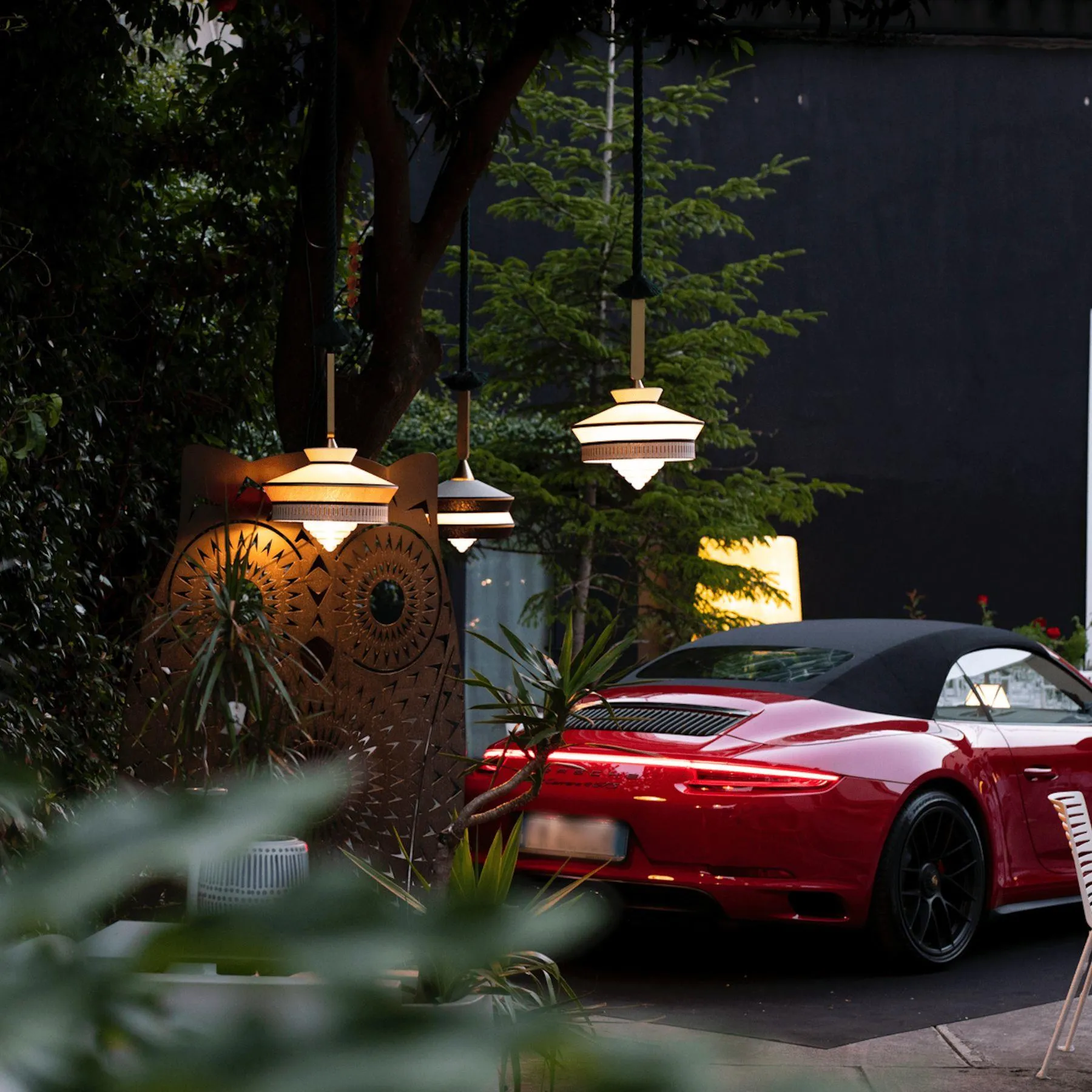 Outdoor Pendant Light IP65 - Martinique, Fabric