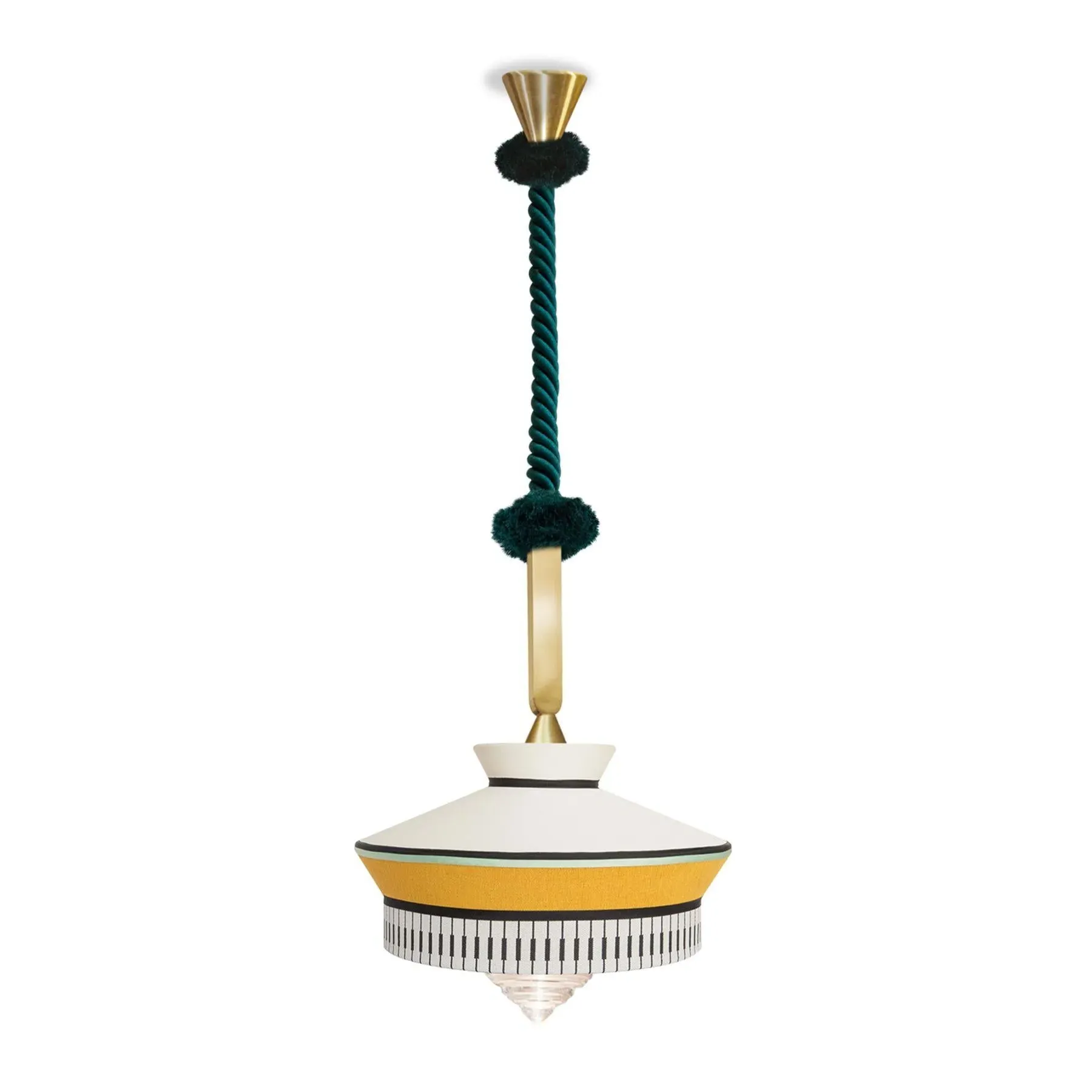 Outdoor Pendant Light IP65 - Yellow, Fabric