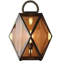 Small Floor Lamp - Bronze, Silk