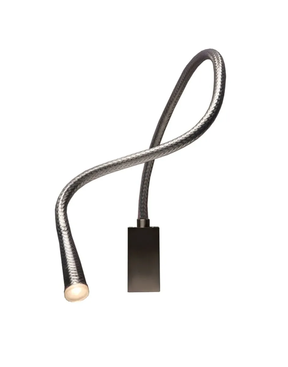 Small LED Reading Lamp Unswitched - Steel Mesh image