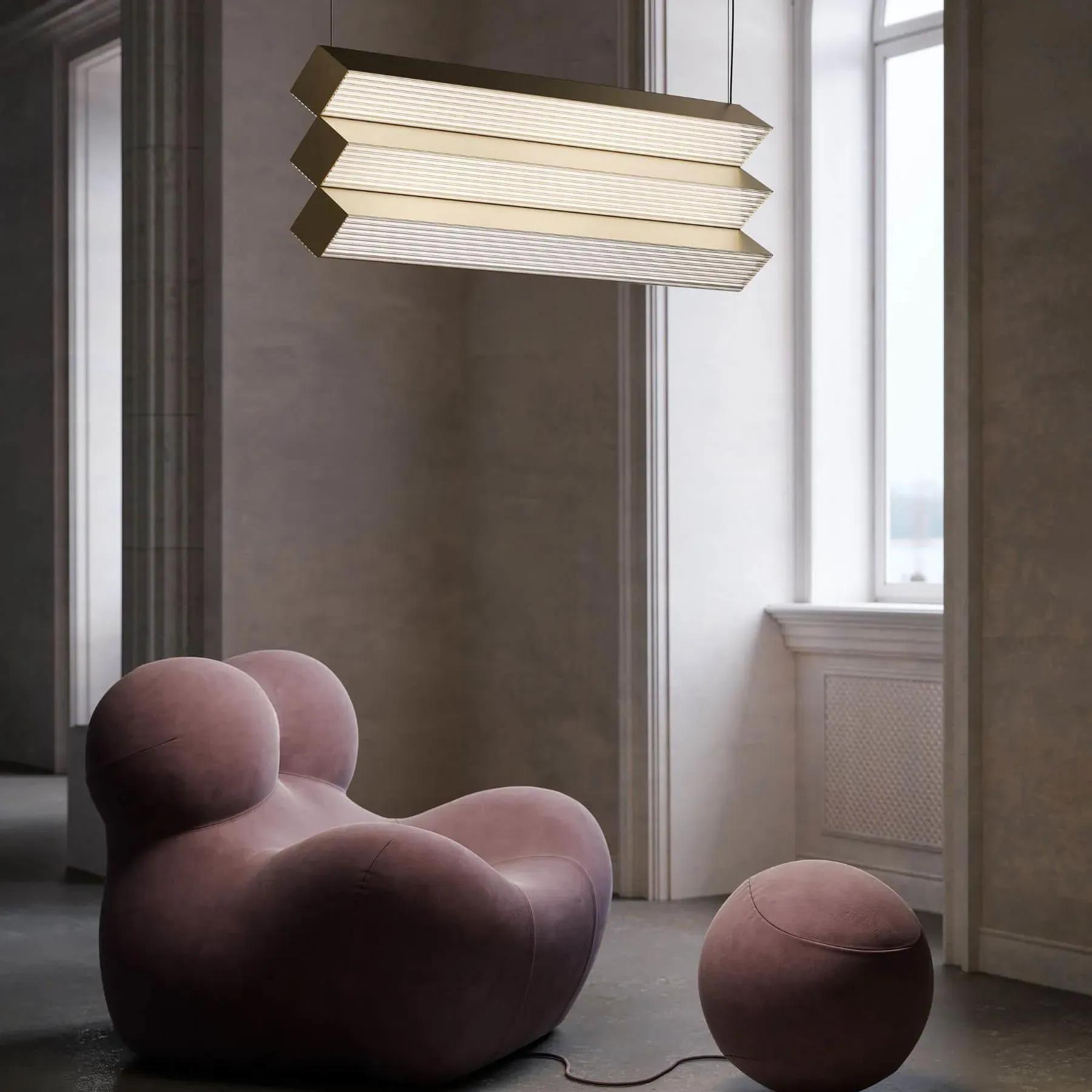 Trio Pendant Light - Copper, Metal