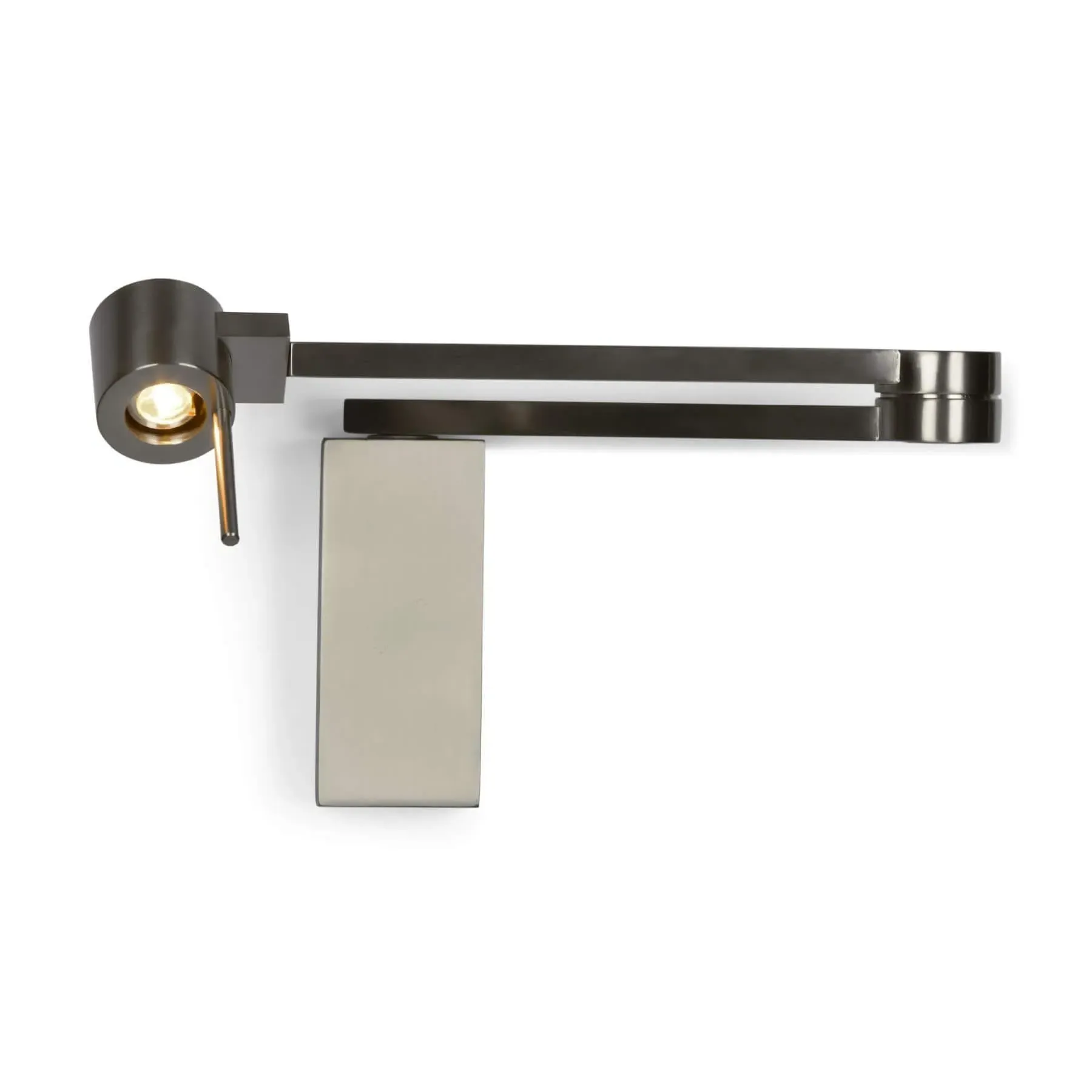 Wall Light with Switch - Satin Bronze, Metal