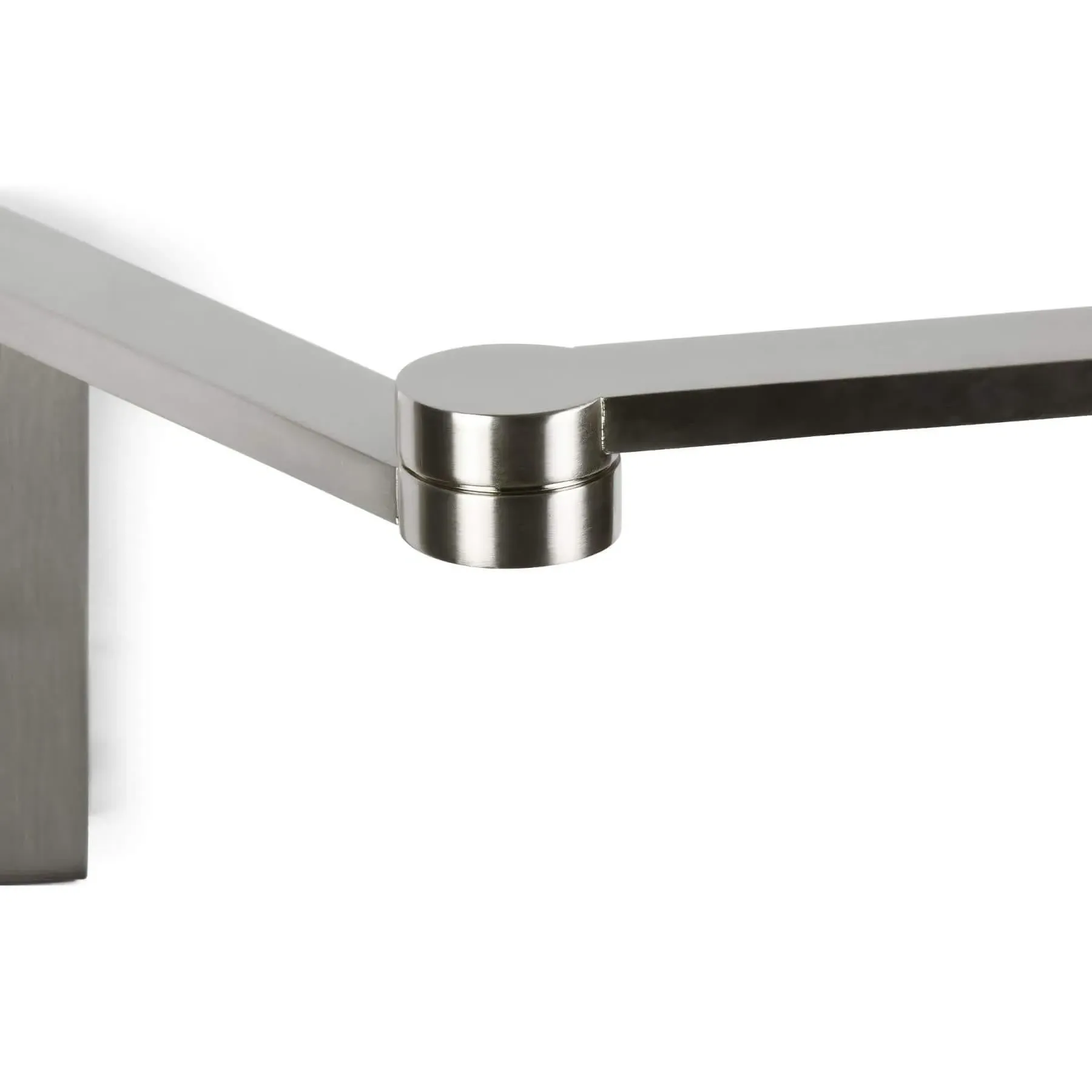 Wall Light with Switch - Satin Nickel, Metal