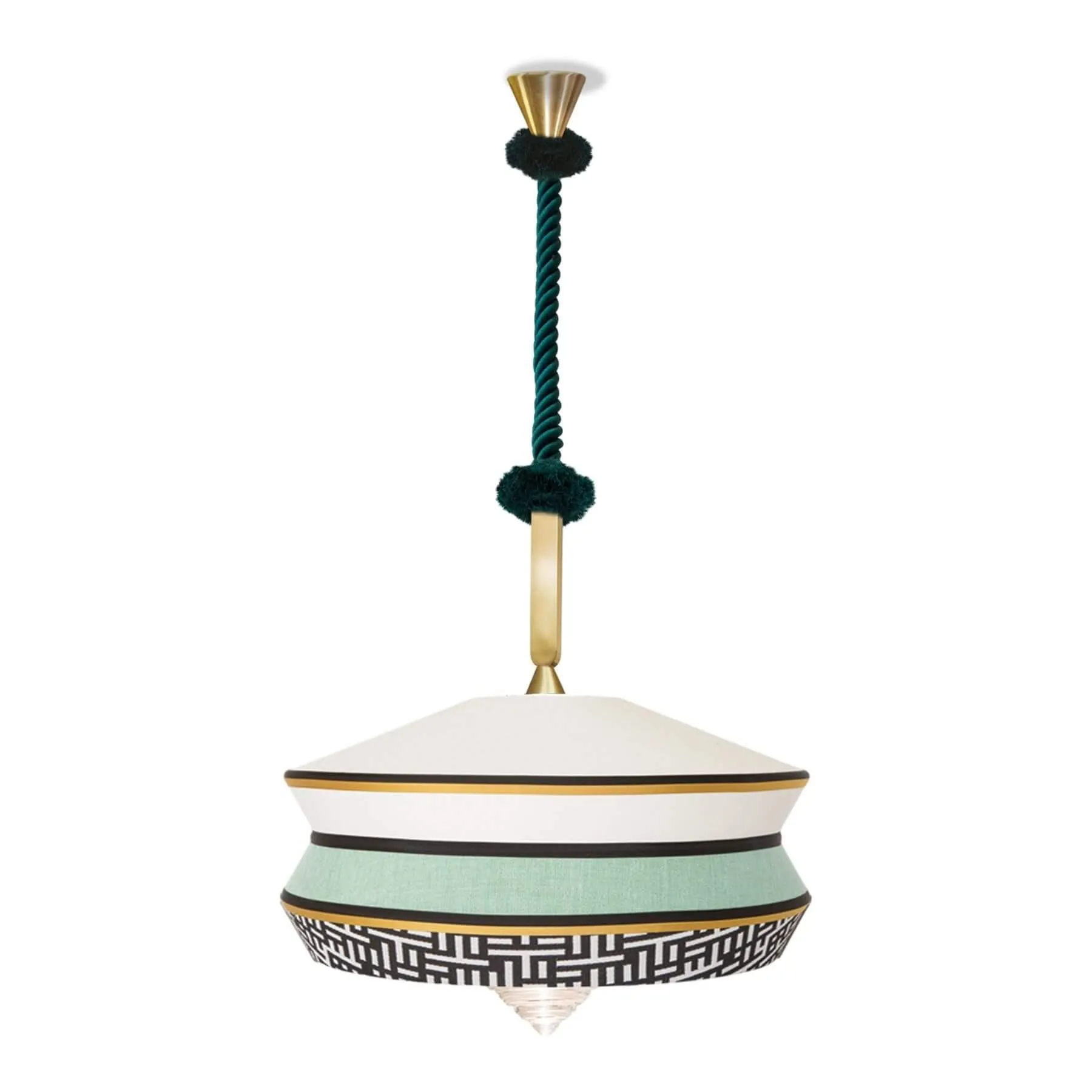 XL Outdoor Pendant Light IP65 - Mint, Fabric