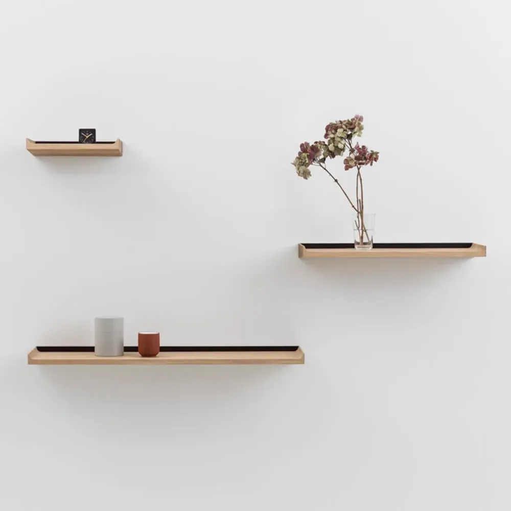 Medium Wall Shelf - Oak Wood