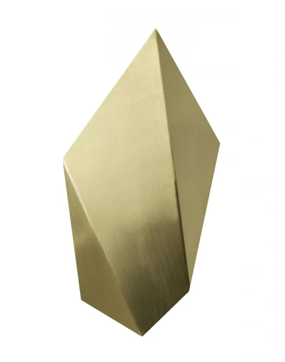 Abstract Wall Light - Satin Brass