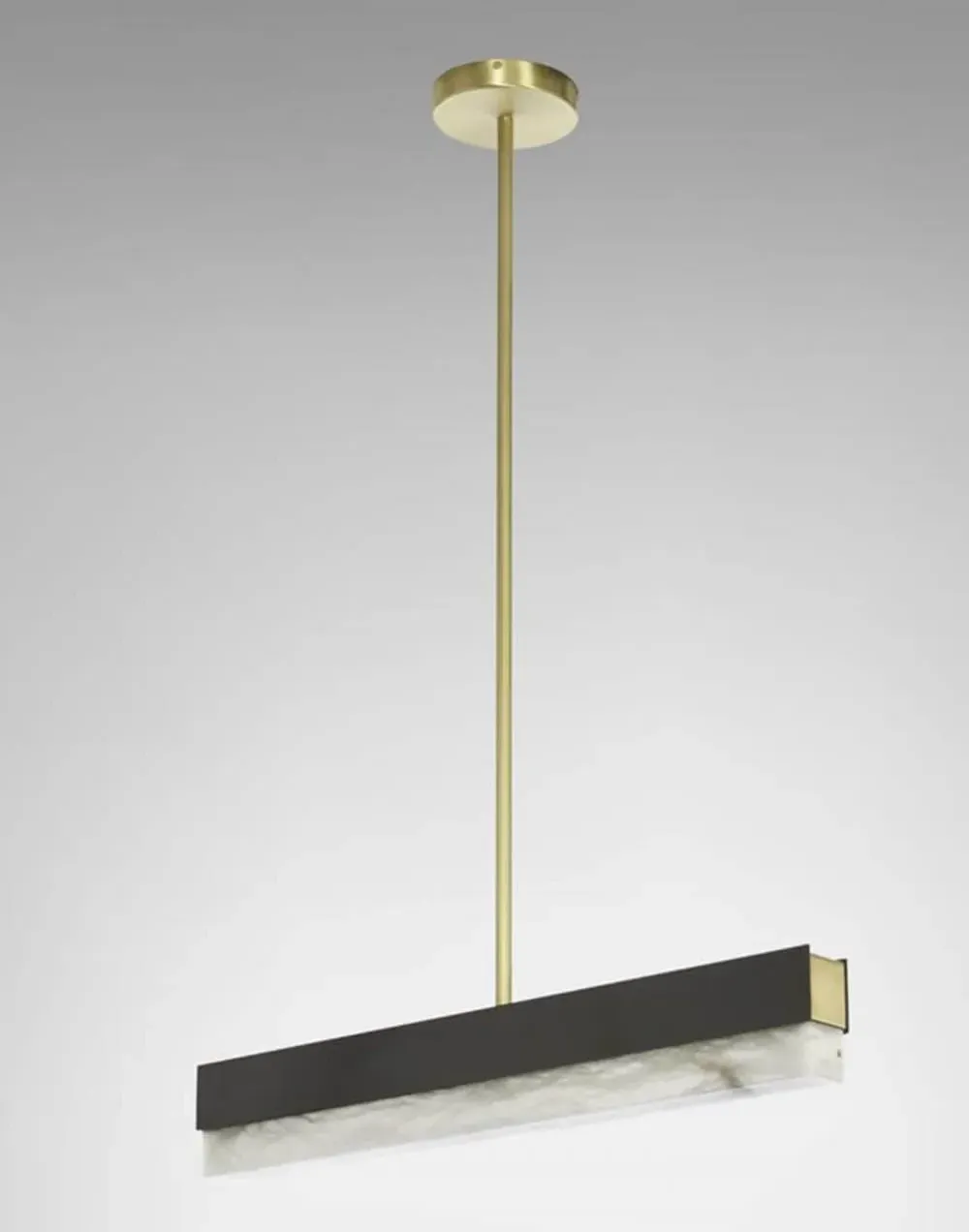 Artes 600 Pendant Light - Brass, Alabaster