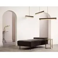 Artes Collective 600 Pendant Light - Bronze, Alabaster