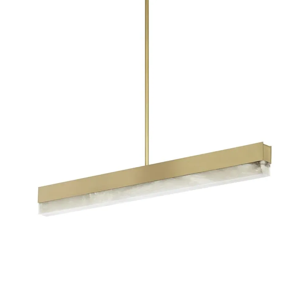 Artes Pendant Light - Bronze, Alabaster image