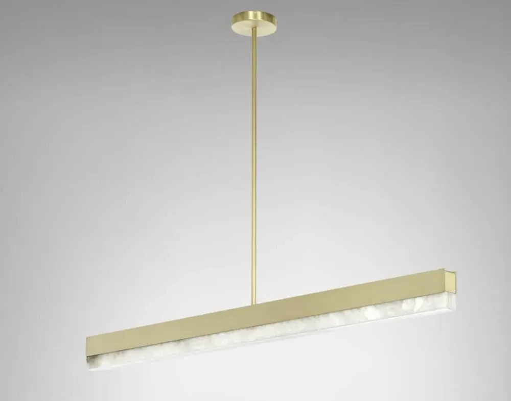 Artes Pendant Light - Bronze, Alabaster image