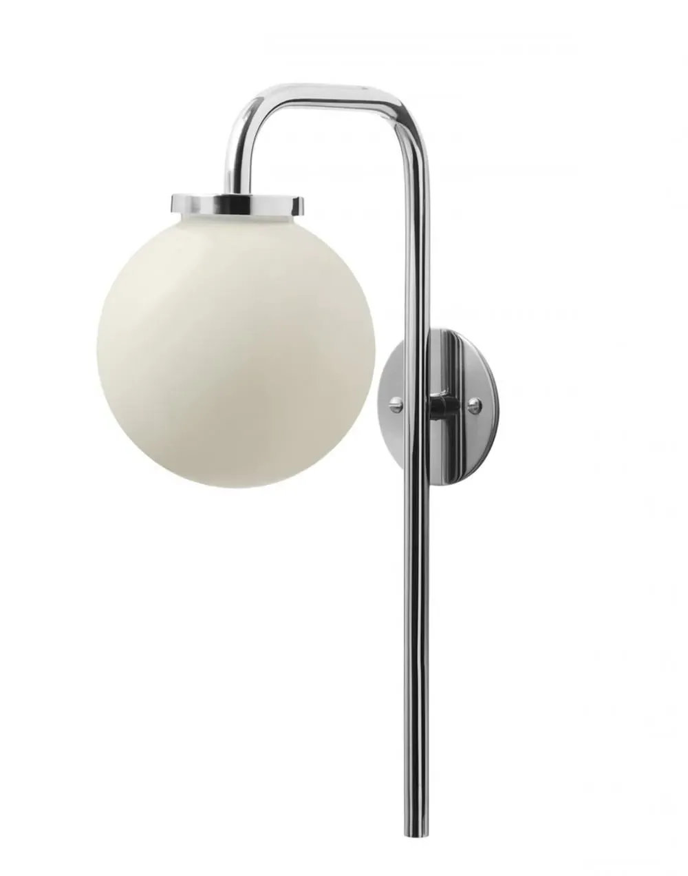 CTO Big Bulb Opal Table Lamp - Polished Brass, Glass