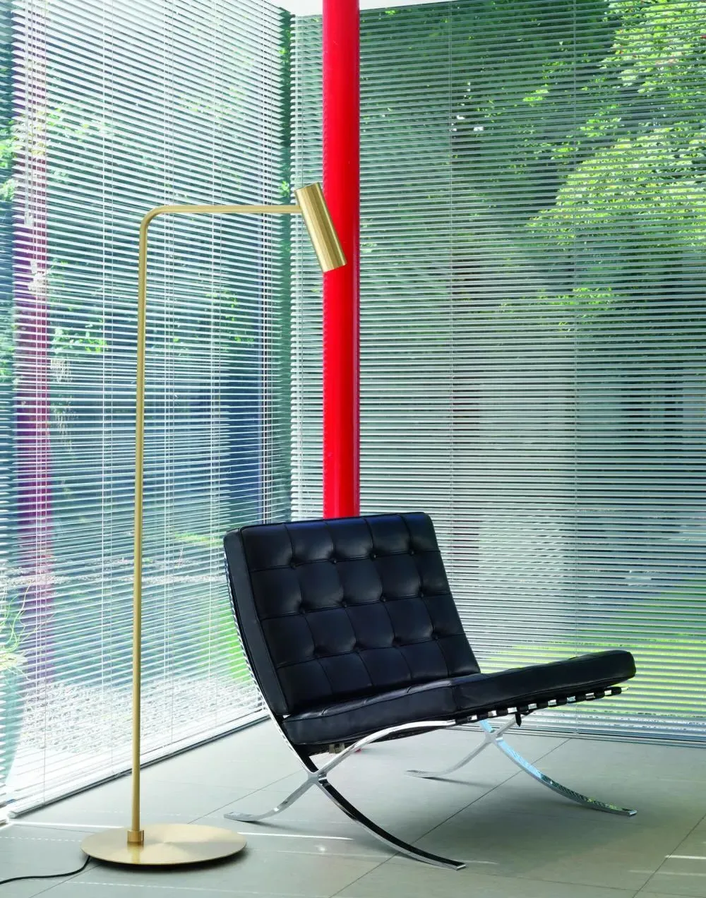 CTO Heron Floor Light - Bronze