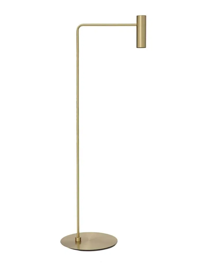 CTO Heron Floor Light - Satin Brass