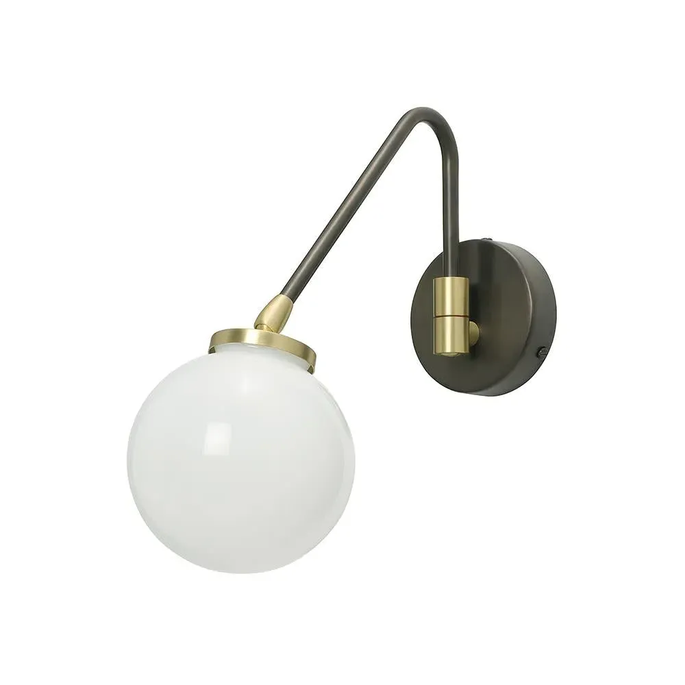 Double Wall Light with Rotating Arms - Brass