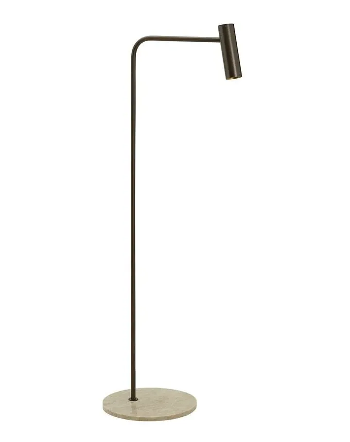 Heron Floor Light - Bronze, Marble image