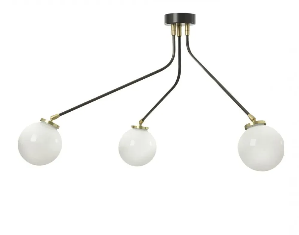 Mini Pendant Light with Rotating Arms - Bronze, Brass image